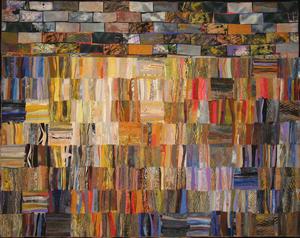 image of a quilt by Sue Benner titled Prairie/Wall 1:  September